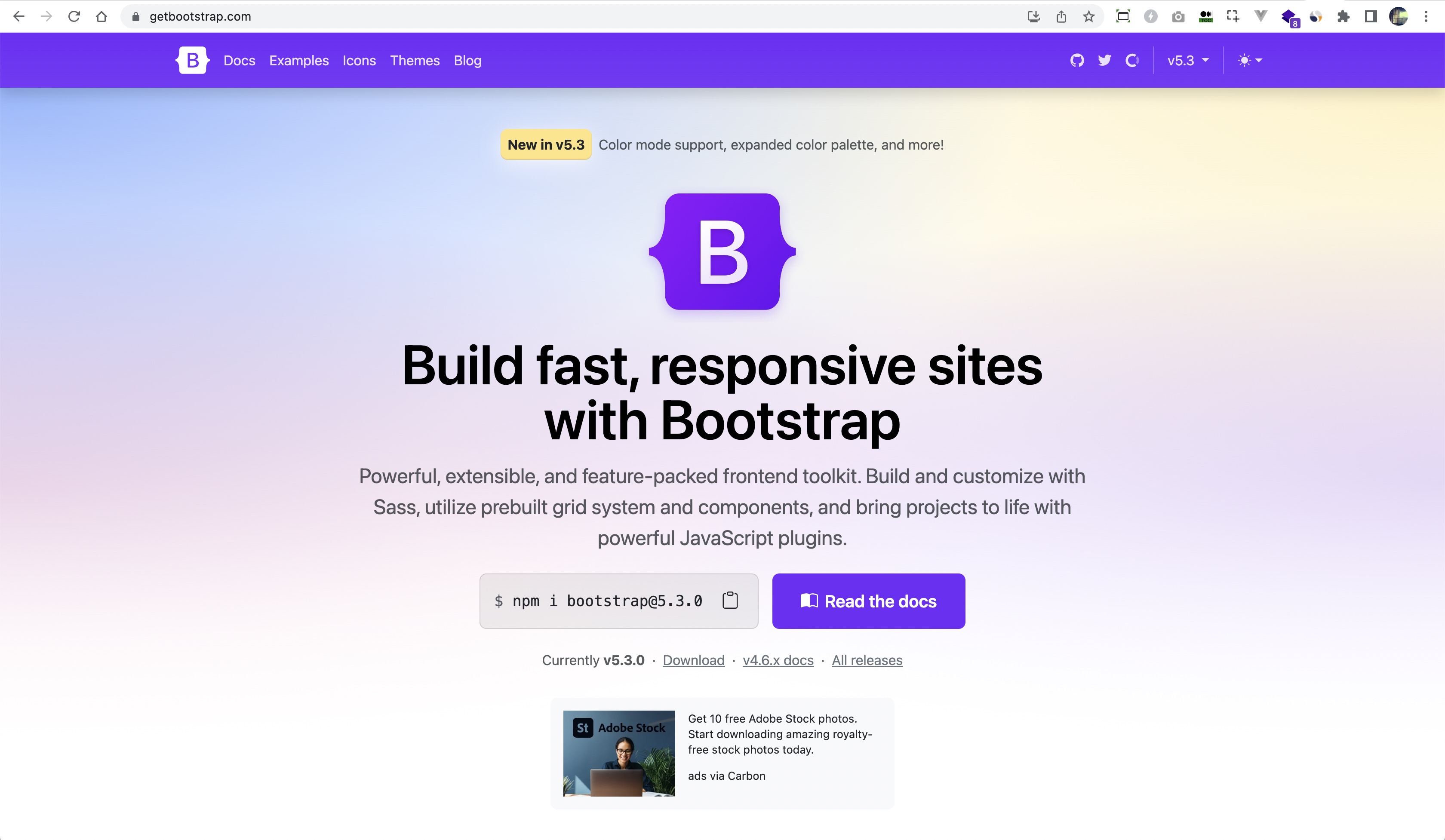 Bootstrap Website